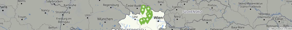 Kartenansicht für Apotheken-Notdienste in der Nähe von Rappottenstein (Zwettl, Niederösterreich)